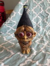 Gemmy Shrunken Head Animated Talking Halloween Zombie Witch Works Battery's inc  picture