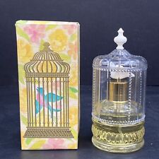 Avon Perfume Cologne Mist Song Of Love Sweet Honesty Bird Cage Vanity Decor 70s picture