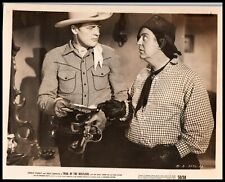 Smiley Burnette + Charles Starrett in Trail of the Rustlers (1950) PHOTO M 71 picture