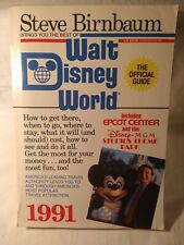 1991 Official Guide Walt Disney World by Steve Birnbaum Includes Epcot and MGM picture