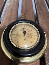 Antique Weather Barometer-Plastic & Brass 5 Inch- Swift - Anderson Co. Boston Ma picture