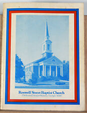1970s Booklet Roswell Street Baptist Church Marietta GA Members Photos picture