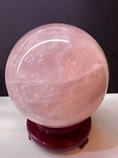20LB Natural Rose Quartz Sphere Large Crystal Ball Reiki Healing picture