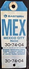 Eastern Airlines Mexico City Baggage Tags 