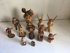 Anri wood carving 11pc picture
