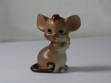 Cute Vintage mouse Josef Originals figurine with a ladybug on her head picture