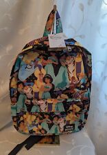NWT Loungefly Disney Full Size Backpack Jasmine, Aladdin, Rajah & Genie RARE  picture