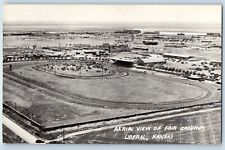 Liberal Kansas Postcard Aerial View Fair Grounds Exterior c1940 Vintage Antique picture