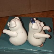 Vintage Estate ￼find Salt & Pepper Shakers Ceramic Zombie Pigs? ￼ picture