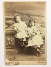 Antique 1881 Original Cabinet Card of Charles & Eleanor Sewell Glenn picture