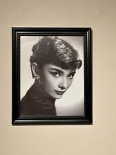 Audrey Hepburn 1954 Photo With Rhinestone Earring With Black Frame Blockbuster picture