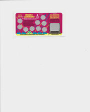 Vintage 1982 Atari McDonalds Missile Command  Scratch off Game Card picture