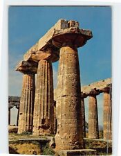 Postcard Basilica Interior in Paestum Greece picture