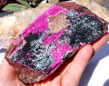 324g Large Hot Pink Cobaltoan Calcite Chrysocolla,Malachite & Heterogenite,Congo picture