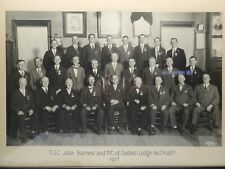 Vintage Knights of Pythias Large Framed Group Photograph Garfield Lodge #7 1927 picture