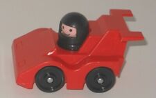 Fisher Price Little People 1970's Red Race Car and Driver picture