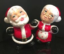 Vintage Santa Claus & Mrs Clause Ceramic Figurines 7
