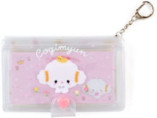 JAPAN SANRIO Cogimyun Pink Sticker Memo Note Clear Card Case Pouch w/ Key Clip picture