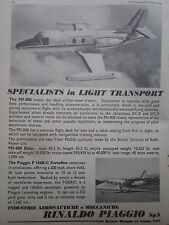 9/1968 PUB PIAGGIO DOUGLAS PD-808 P166 PORTOFINO AIRCRAFT AIRCRAFT AIRCRAFT AD picture