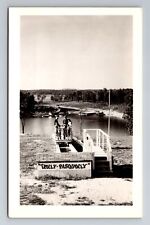 Lakeview AR-Arkansas RPPC, East End Bull Shoals Dam, Antique Vintage Postcard picture