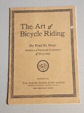 Vintage Antique Art Bicycle  Riding Fred St Onge Trick Riding Corbin Screw 1920 picture
