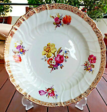 Antique 20th C KPM Royal Berlin Hand Painted Porcelain Collectible Plate Floral  picture