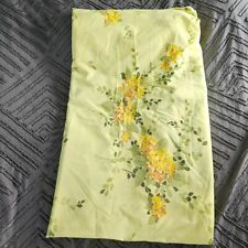 Vintage QUEEN FITTED Yellow Hydrangea Springmaid Sheet picture