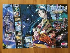 2000 Lunar 2: Eternal Blue Complete PS1 Print Ad/Poster Official RPG Promo Art picture