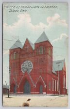 1907-15 Postcard Church Of Immaculate Conception Toledo Ohio OH picture