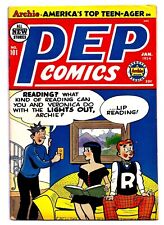 PEP COMICS # 101 GOLDEN AGE ARCHIE 1954  IN 7.0 F+/ VF- BEST ON EBAY RARE picture