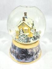 2006 Thomas Kinkade Winter Wonderland Snow Globe No2 I'll Be Home For Christmas picture