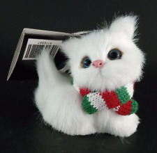 Small Faux Fur Kitten Ornament picture