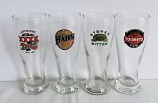 x4 MIXED Vintage Australian Beer Bar Glass Mug Cup Schooner Pint Glasses 285ml picture