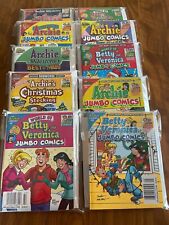 Lot of 10 Archie Digest Library Comic Books (1980's) With Sleeves and Backboard picture