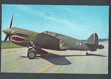 Ca 1963 PPC* 1942 CURTISS P-40E WARHAWK US FIGHTER IN WWII MINT  picture