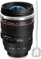 350ml Caniam Camera Lens Travel Mug Lens Cup Tea Mug Black picture