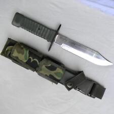 Large survival/camping knife with OCP multicam pattern heavy sheath; Taiwan picture