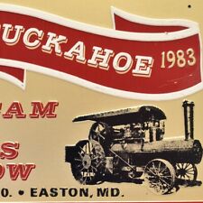 1986 Tuckahoe Steam Gas Engine Show Exhibitor Easton Talbot Maryland Plaque picture