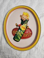 Vintage 1950s 60s Squirt The Drink with The Happy Taste Serving Tin Tray Plate  picture