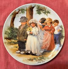 1985 Edwin M. Knowles China “Here Comes The Bride” Collector's Plate W/COA New picture