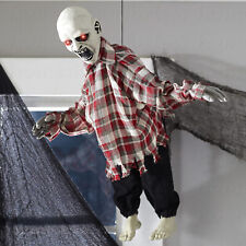 Animated Hanging Floating Zombie Scary Sounds Halloween Haunted House Prop Decor picture