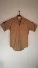 Vintage USMC Shirt Made by Creighton Series 820 Size Medium 15 w/ patch picture