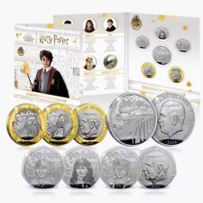 The Official Harry Potter 2024 BU Coin Set Legal Tender Coins 50p picture