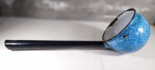 Antique Blue & White Graniteware Dipper Or Ladle With Handle - NICE Enamelware picture