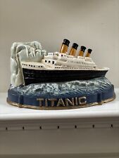 Vintage Handcasted TITANIC ICEBERG Cast Iron Door Stop by Moby Dick Specialties picture