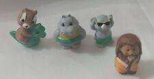 Hallmark Merry Miniatures 4 Beach Sea Pool Summer Hippo Chipmunk Hedgehog Mouse picture