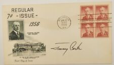 Jimmy Carter Signed 1956 First Day Cover Full Signature RARE POTUS picture