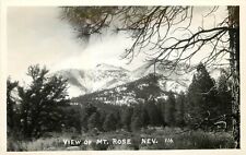 RPPC Postcard 116. View of Mt. Rose NV Washoe County, Unposted c1940 picture