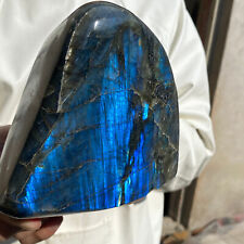 5.3lb Large Natural Labradorite Quartz Crystal Display Mineral Specimen Healing picture