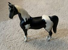 Vintage 1950s Breyer Horse Black & White Western Pinto NO Reins picture